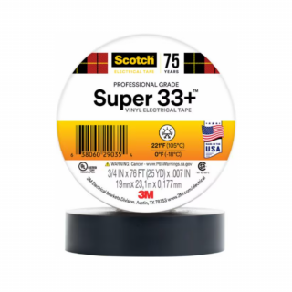 Scotch Super 33+ Vinyl  76' Electrical Tape